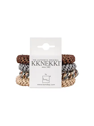 KKNEKKI | Haargummi 4er Pkg BUNDLE 39 | braun
